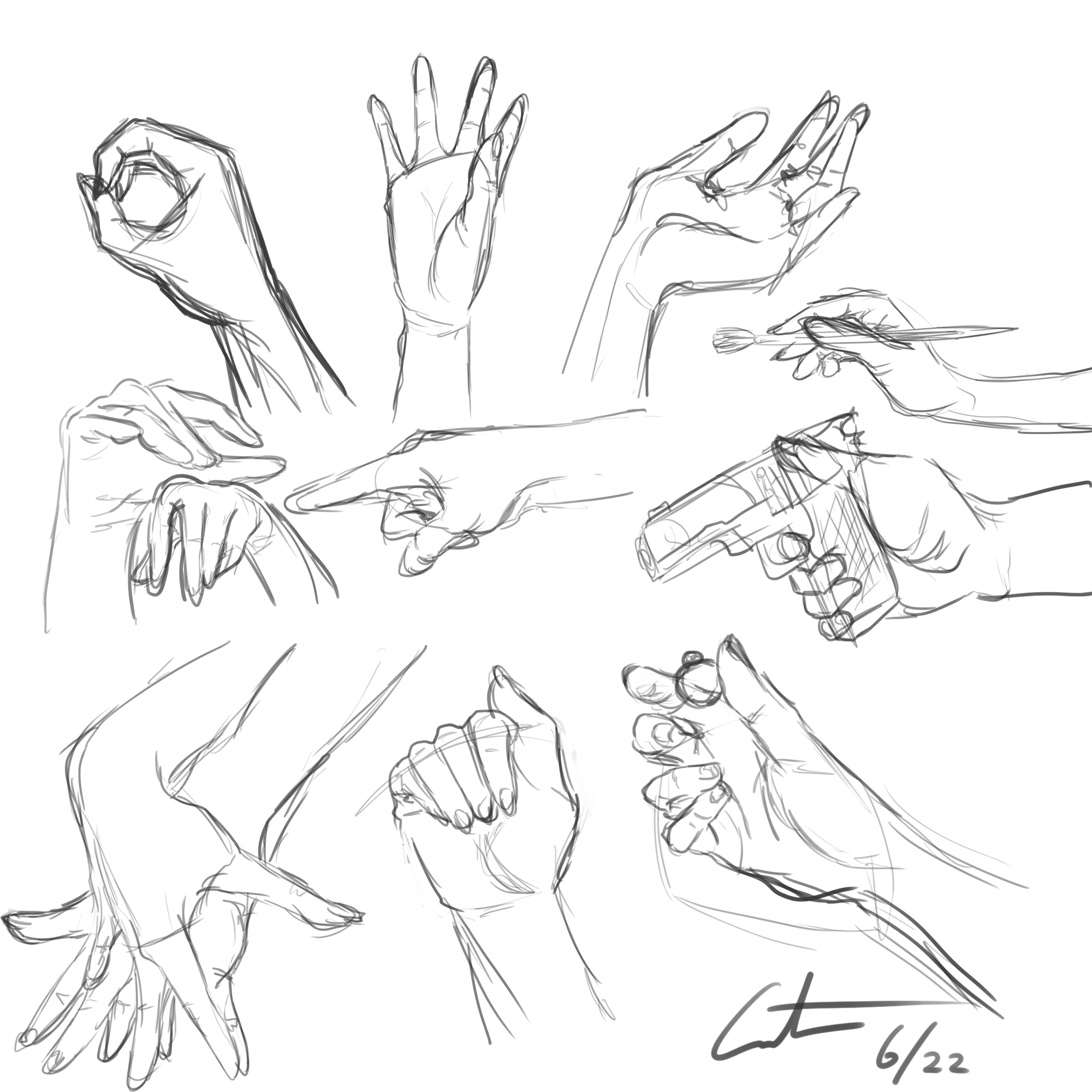 Hands Study